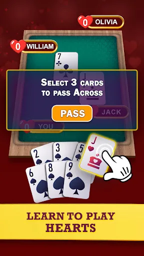 Hearts: Classic Card Game Fun screenshot 2
