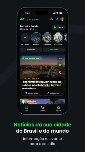 Newsco - Notícias com IA screenshot 2