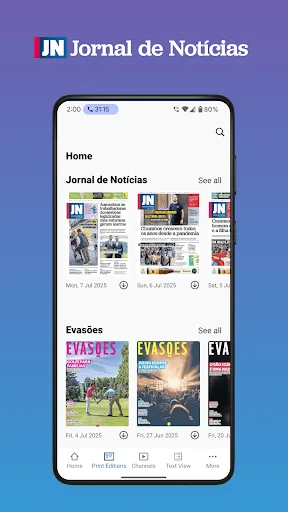 Jornal de Notícias screenshot 2