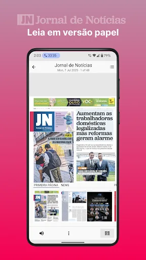 Jornal de Notícias screenshot 3