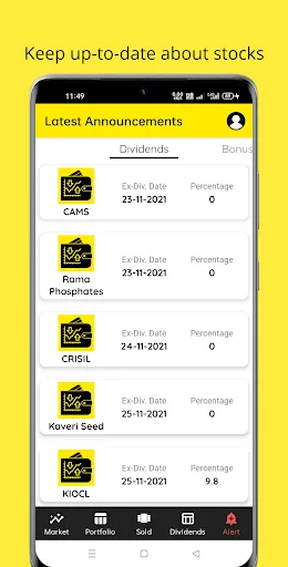 Stock Dividend Tracker screenshot 5