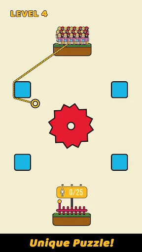 Rope Rescue! - Unique Puzzle screenshot 2