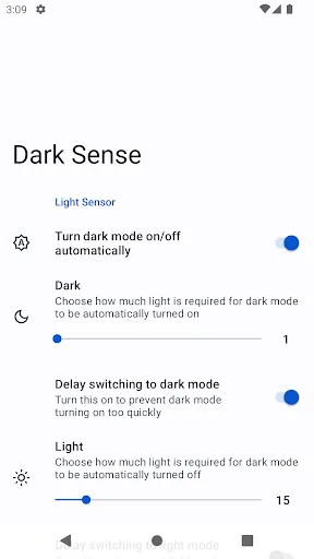 Dark Sense - Auto dark theme screenshot 2