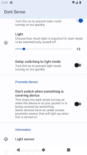 Dark Sense - Auto dark theme screenshot 3