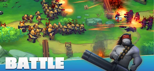 GUNS UP! Mobile War Strategy screenshot 1