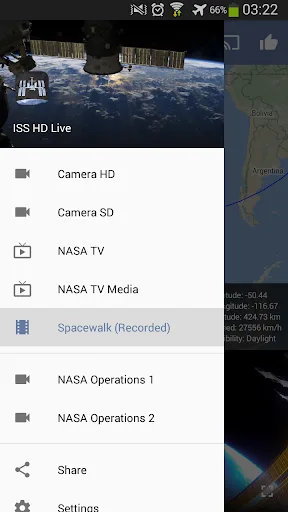 ISS Live Now: Live Earth View screenshot 3