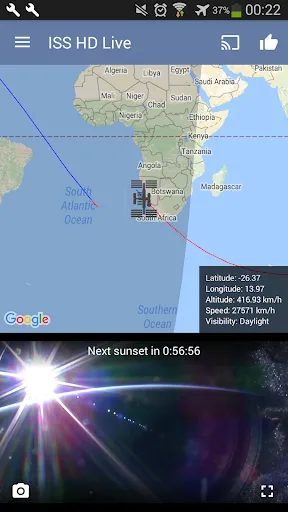 ISS Live Now: Live Earth View screenshot 4