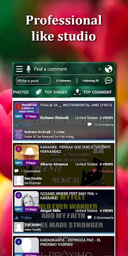 Sing karaoke record karaoke screenshot 2