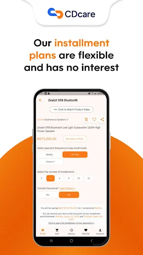 CDcare - Pay Small Small App screenshot 3