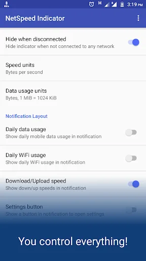 NetSpeed Indicator screenshot 5