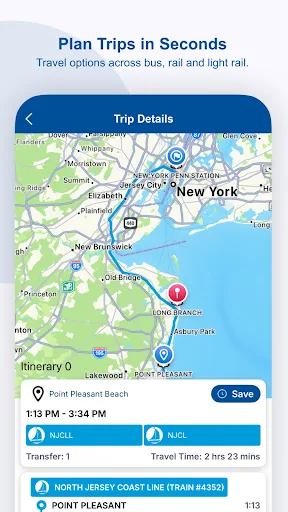 NJ TRANSIT Mobile App screenshot 2