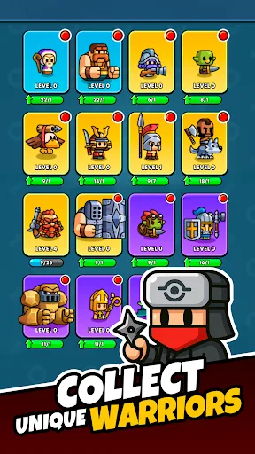 Tiny Warriors Rush - Idle TD screenshot 2