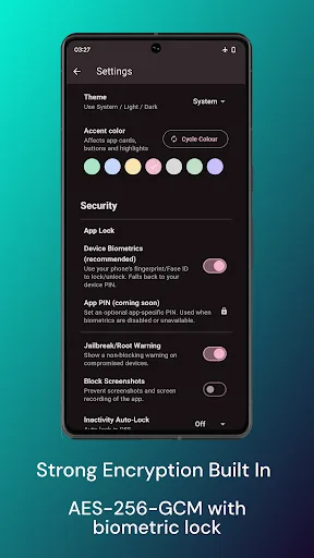 Fortnote: Safe Encrypted Notes screenshot 3
