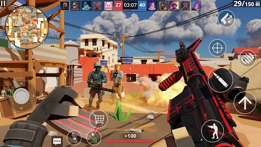 POLYWAR: 3D FPS online shooter screenshot 1