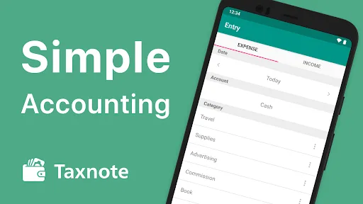 Taxnote Accounting Bookkeeping screenshot 1