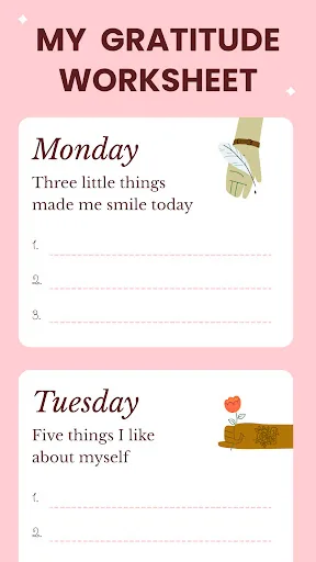 Gratitude: Self-Care Journal screenshot 1