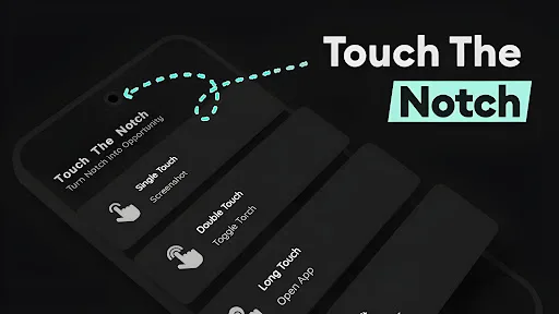 Touch The Notch - Action Notch screenshot 1