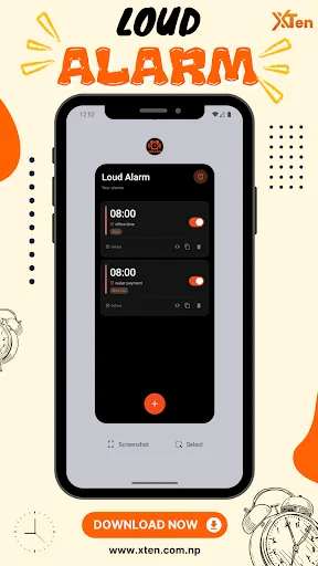 Loud Alarm Clock - Never Sleep screenshot 4