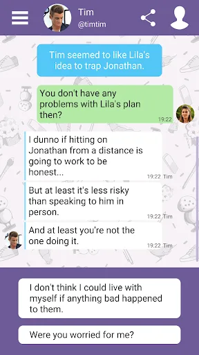 Hey Love Tim: High School Chat screenshot 4