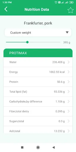 Nutrition Data - Food Calorie screenshot 5