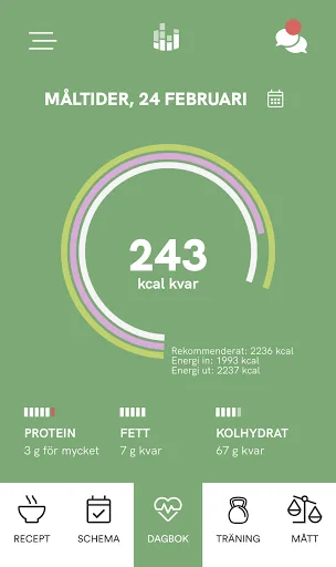 Nutrition Data Kost & Träning screenshot 4
