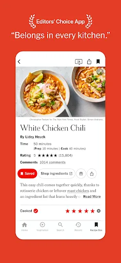 NYT Cooking: Quick Tasty Meals screenshot 2