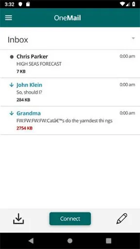 OneMail screenshot 2