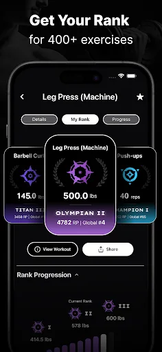 Odyssey - Ranked Gym Tracker screenshot 1