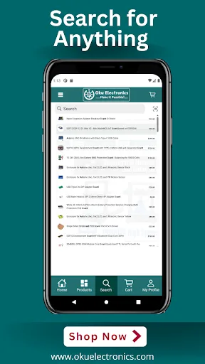 Oku Electronics screenshot 2