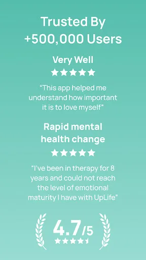 UpLife: CBT Therapy, Self Care screenshot 2