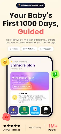 Baby Leap: Milestone Tracker screenshot 1