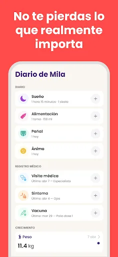 Baby Leap: Milestone Tracker screenshot 3