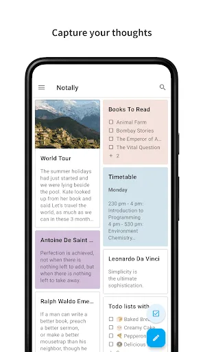 Notally - Minimalist Notes screenshot 1
