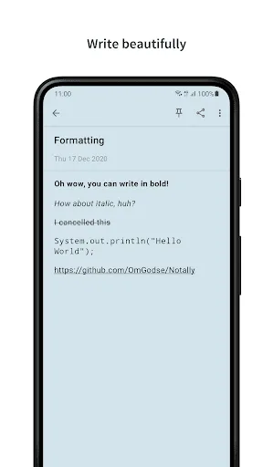 Notally - Minimalist Notes screenshot 5