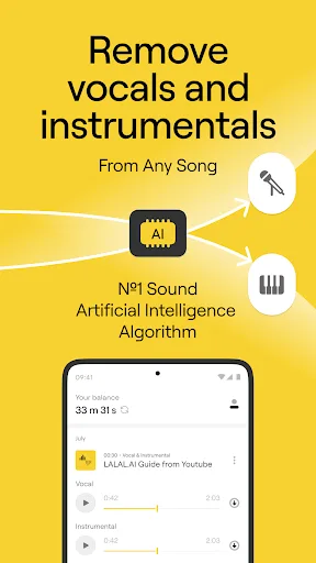 LALAL.AI: AI Vocal Remover screenshot 1