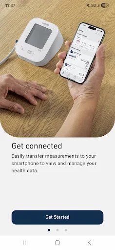 OMRON connect screenshot 1