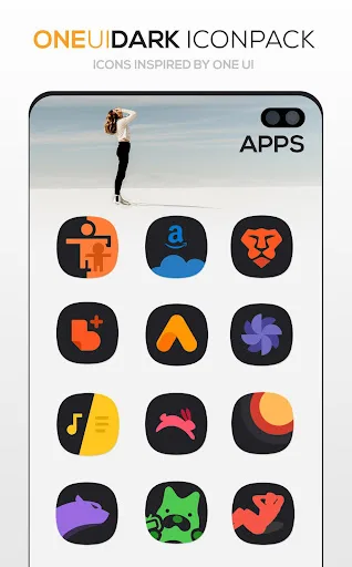ONE UI DARK Icon Pack screenshot 5