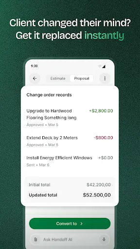Handoff Construction Estimator screenshot 4