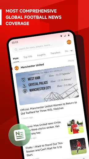 Eleven Football: News & Scores screenshot 1