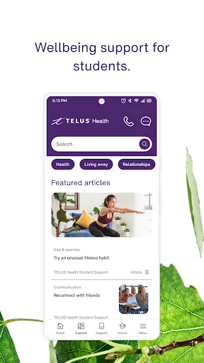 TELUS Health Student Support screenshot 2