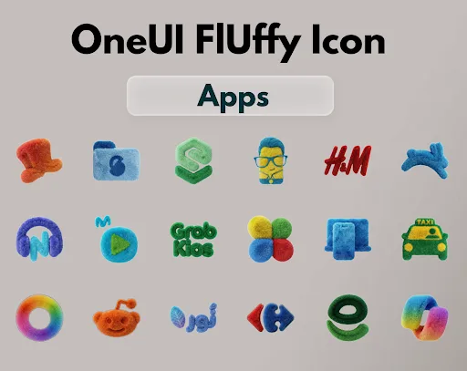 OneUI Fluffy Icons screenshot 4