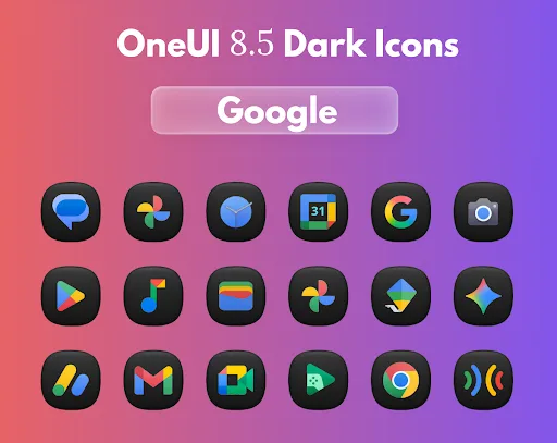 OneUi 8.5 Dark Icons screenshot 2