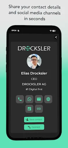 oneVcard - smart business card screenshot 2