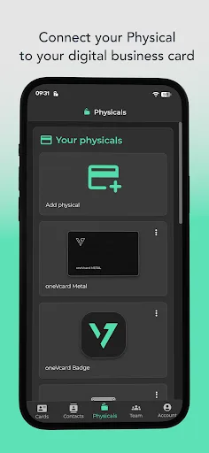 oneVcard - smart business card screenshot 5