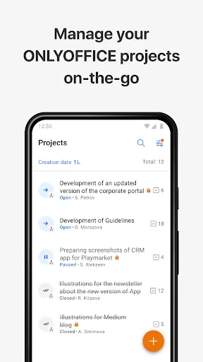 ONLYOFFICE Projects screenshot 1