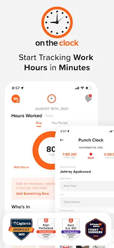 OnTheClock Employee Time Clock screenshot 1