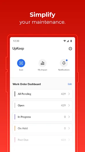 UpKeep Maintenance Management screenshot 1