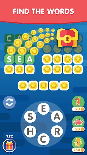 Mar de Palabras: Juego Español screenshot 1