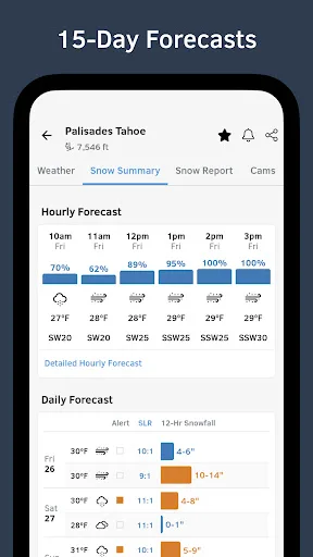 OpenSnow screenshot 1