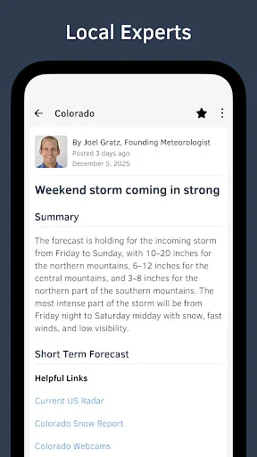 OpenSnow screenshot 3